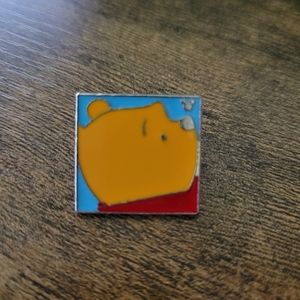 3/$20 - 4/$25 - 5/$30 - Disney Pin - Winnie the Pooh Square with Blue